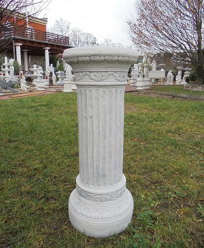 Garten Sonnenuhr auf Dekosäule Gartendekoration 135cm 88kg