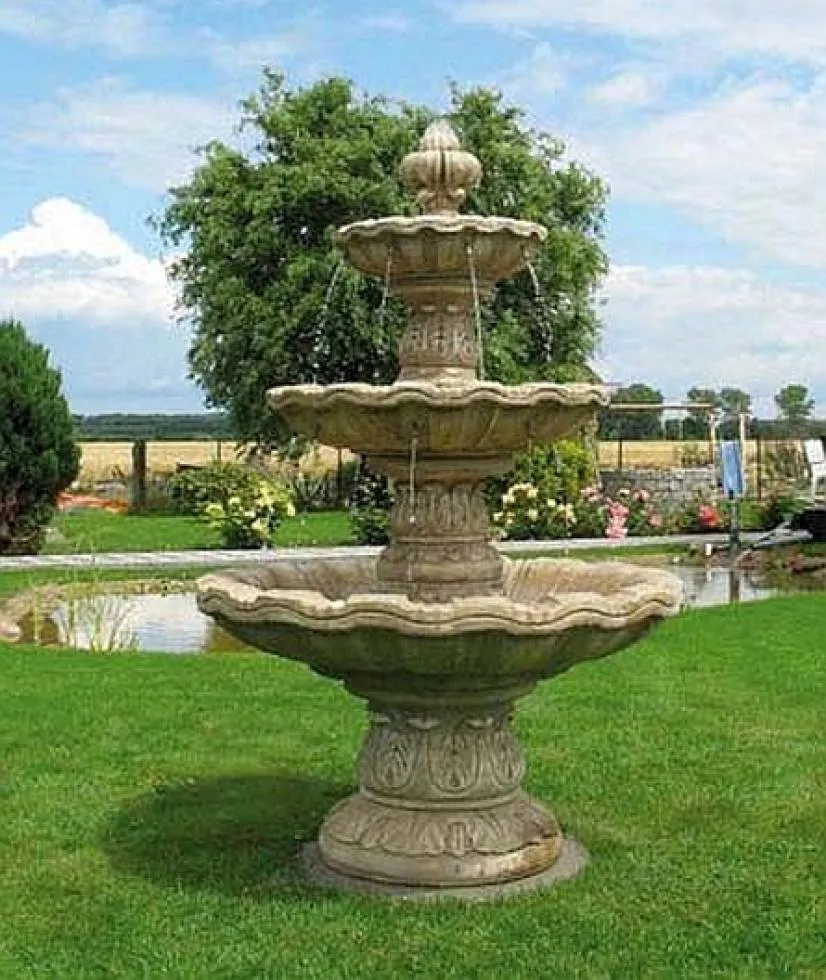 Muschelschalen Gartendeko Brunnen