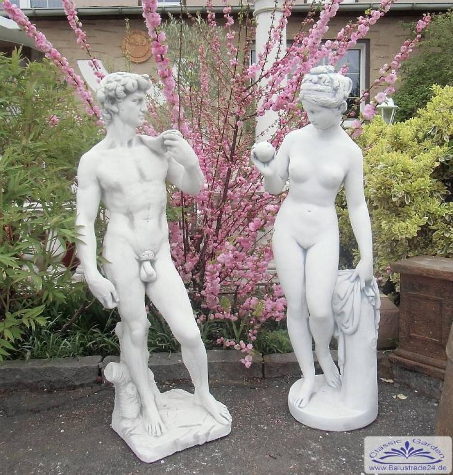 Skulptur Eva und David