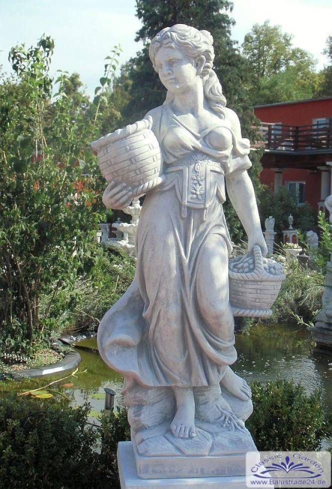 Garten Steinfiguren aus Weißbeton