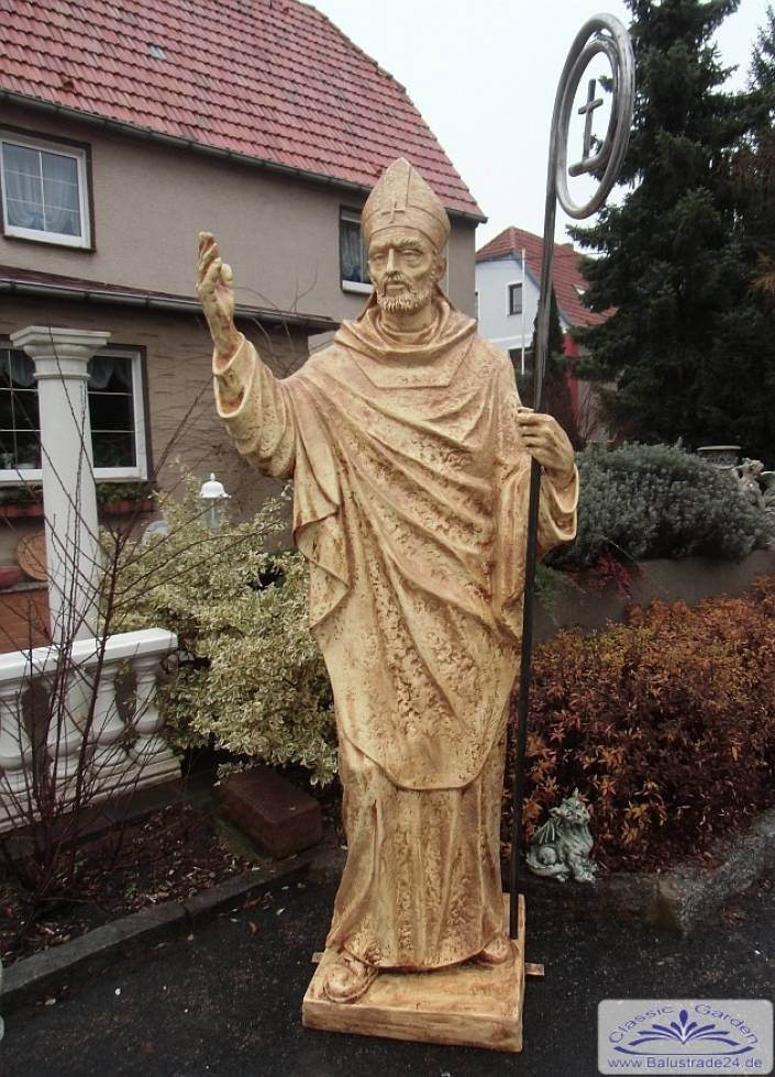 Große Nikolaus Bischoff Figur