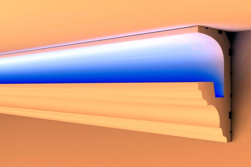 HLED-6 LED XPS Styropor Profil Leisten