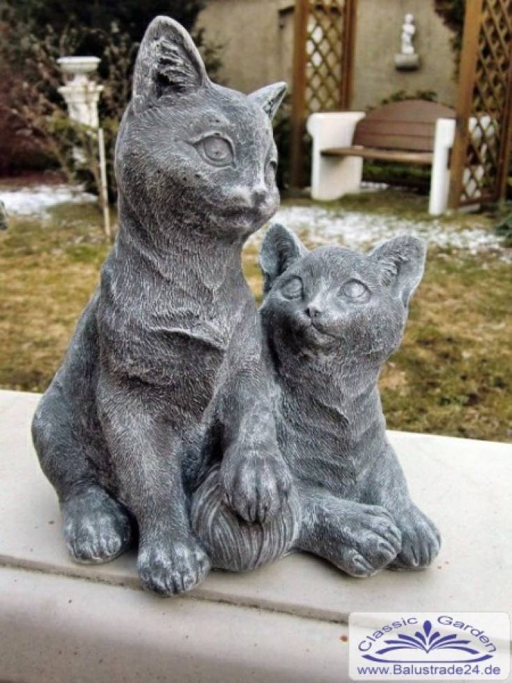 Tierfigur Katzenpaar