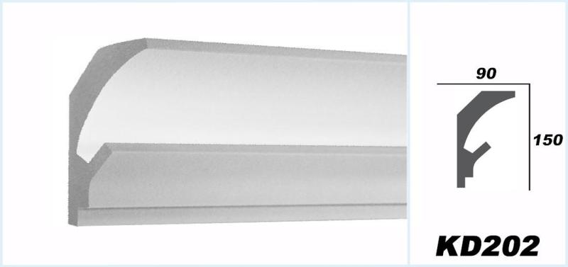 maßskizze lichtleiste kd203