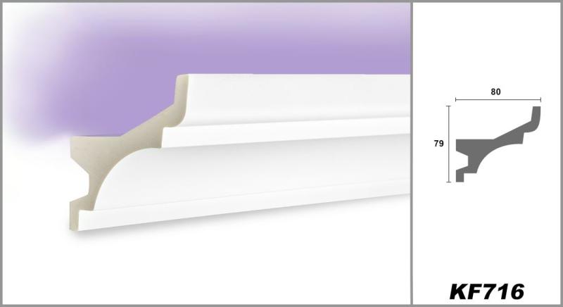 PU Profil KF716 für indirekte Decken Beleuchtung