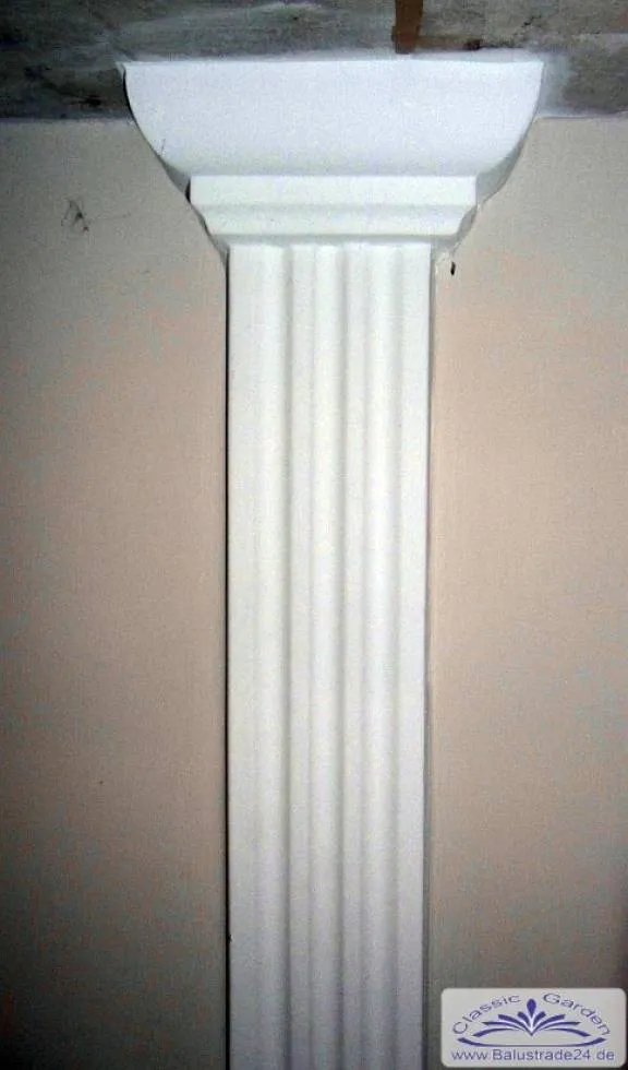 Innensäulen und Pilaster aus natur Gips für Ihren Wohnraum!