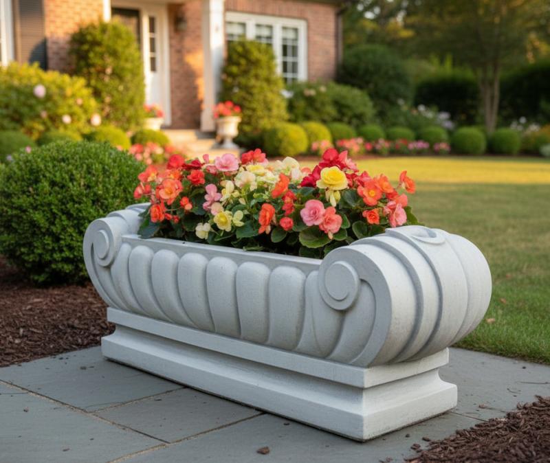 blumenkasten massiv aus beton