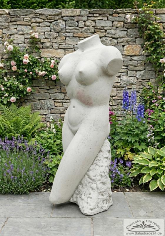Stein Skulptur Frau Torso Kunst Figur