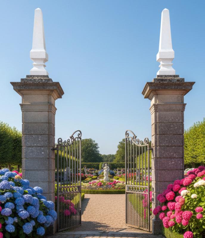 Obelisk Torpfeiler Säule Schmuckelement