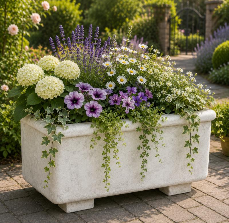 Blumen Pflanzkasten massiv schwer groß