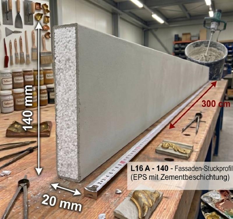 Fassadenstuck Leisten Baudekore Styroporstuck Profile Fassadenprofile L16A