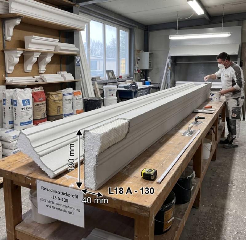 Fassadenstuck Leiste Styroporstuck Fassaden Stuckprofil L18A