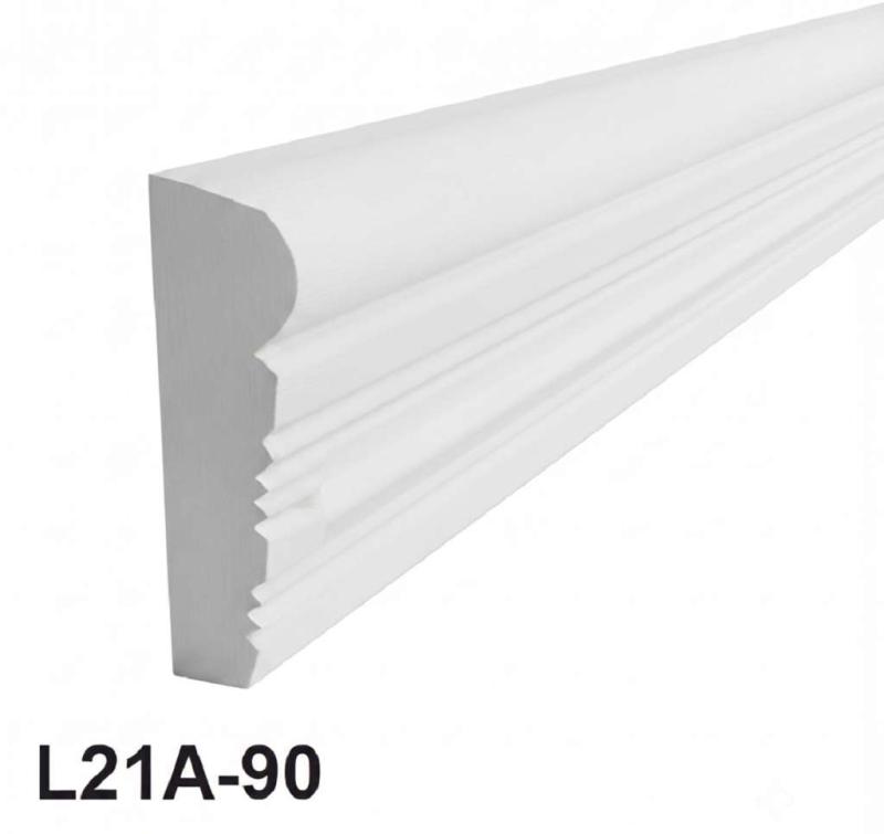 Fassadenstuck Profile Leisten Styroporstuck Fassadenprofil Fensterstuck Zierleisten 90x25mm