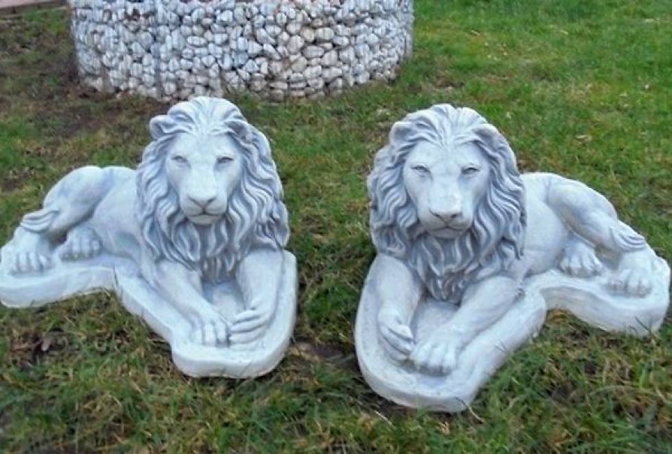 Löwen Parkstatuen aus Beton