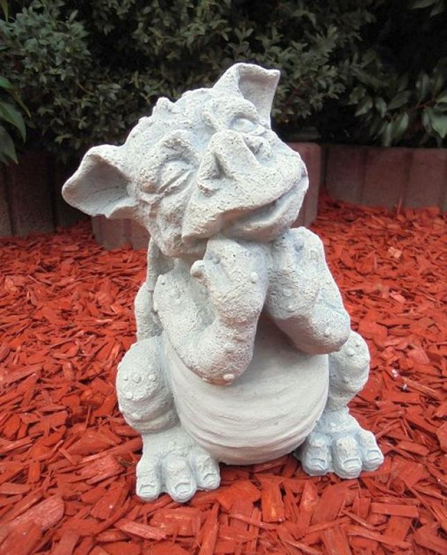 niedliche Gartdendeko Figur