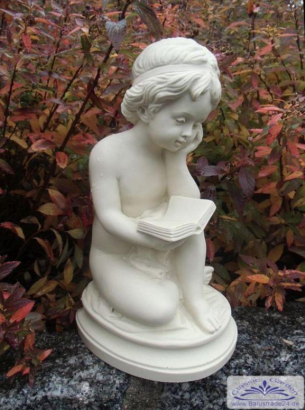 marmor skulptur buchleserin