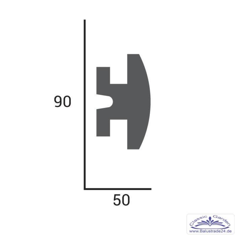 maßskizze lichtleiste kd305