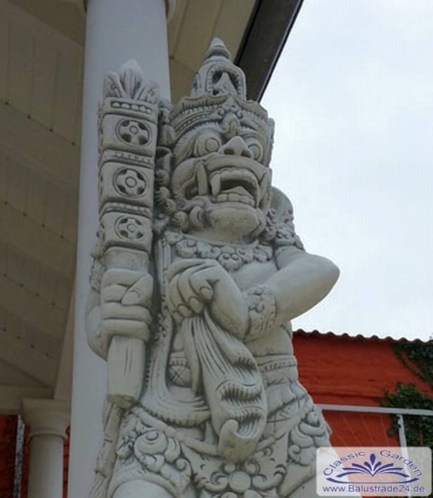 Azteken Skulptur aus Beton