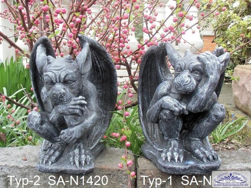 gargoyle mit flügel figur