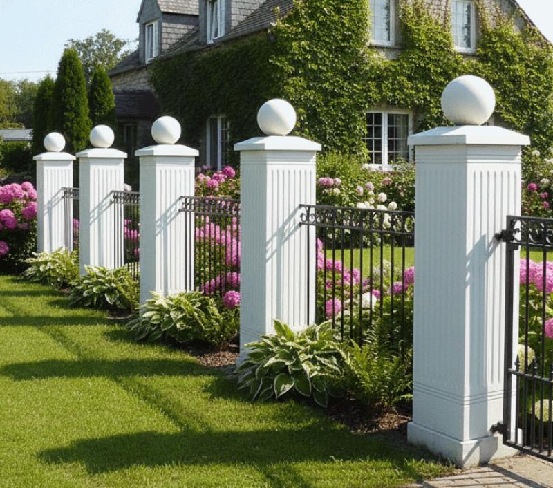 Zaunpfeiler Torpfeiler Betonpfosten für Balustraden Betonpfeiler P118