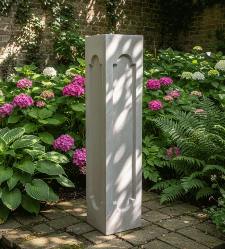 Betonpfeiler für Gartenzaun