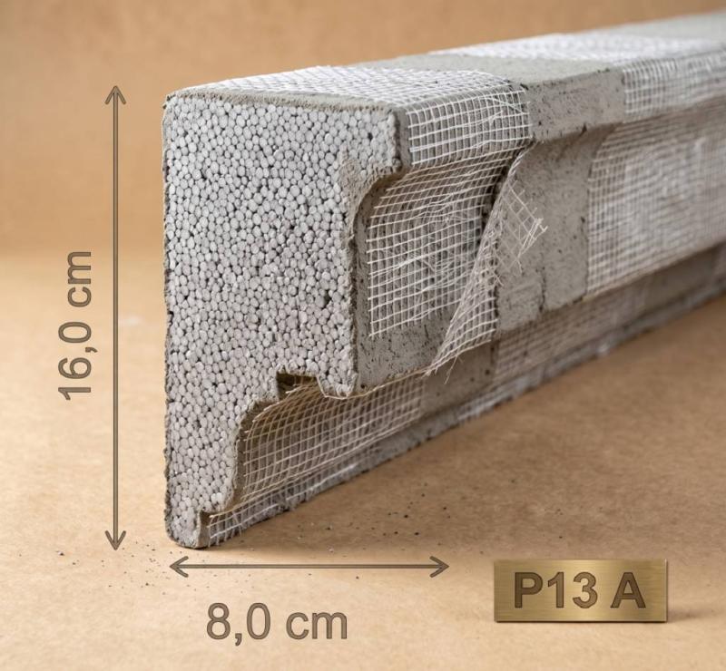 Styroporstuck Fenstergesims Profilleisten Fensterbank Fassadenstuck P13A