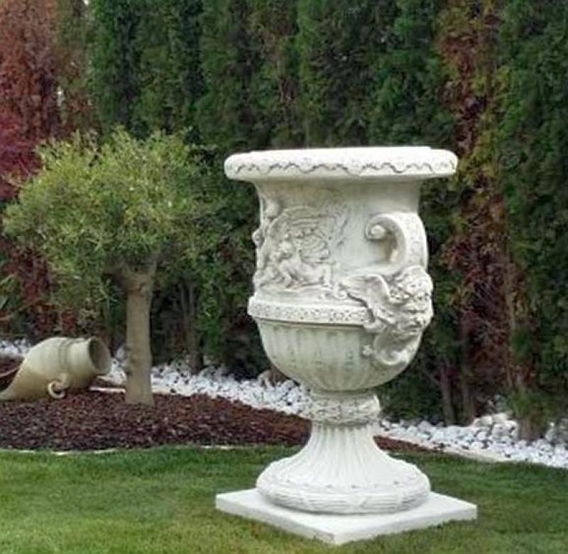 Pflanzgefäß mit Wasser Ablauf Loch