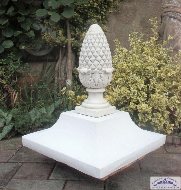 zierplatte mit Zapfen für torpfeiler