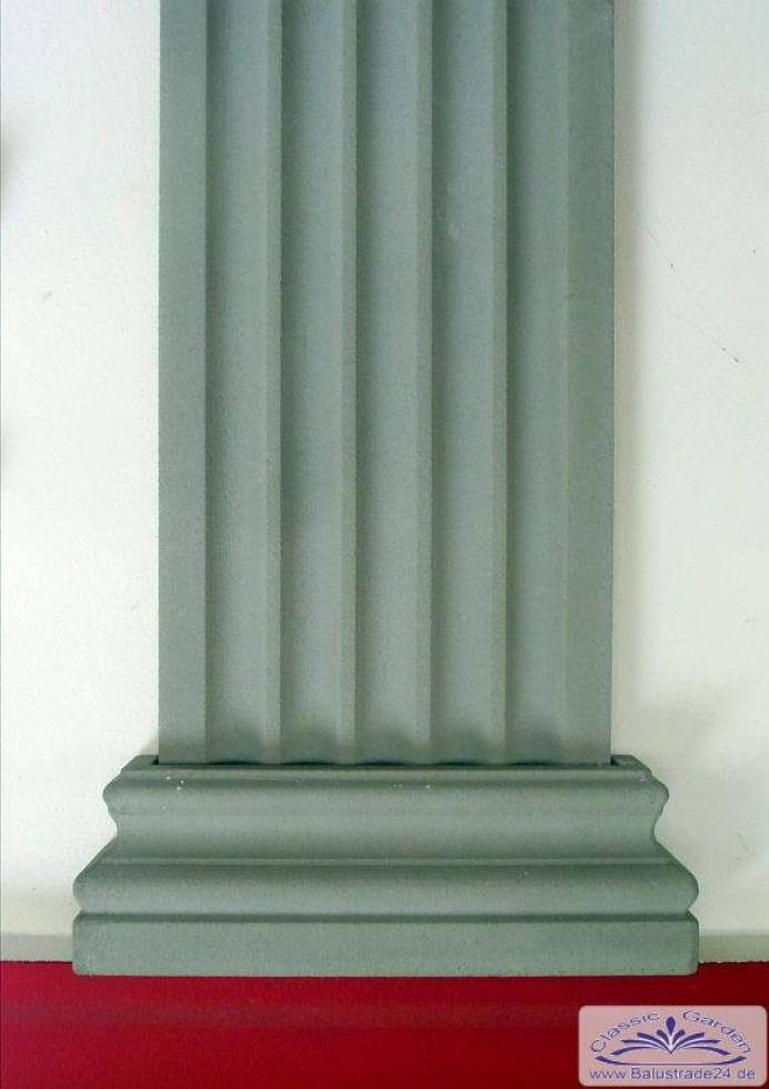 Fassadenstuck Pilaster 13cm Säule kanneliert Styropor Stuckprofil Styroporstuck PLA130K 300cm