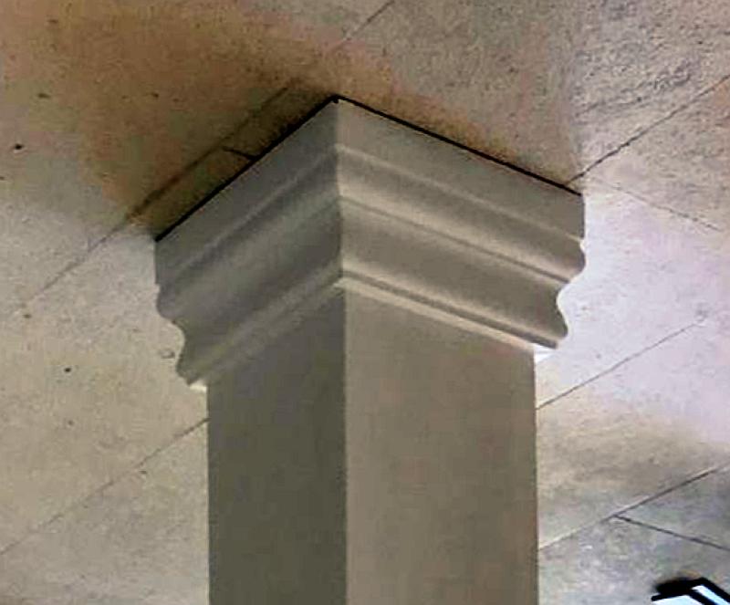 Vierkant Säulen Sockel - Kapitell Profil Verkleidung