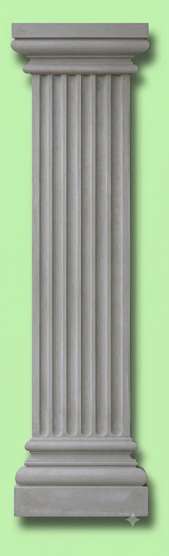 Fassaden Styropor Stuck Pilaster 30cm Wandsäulen kanneliert