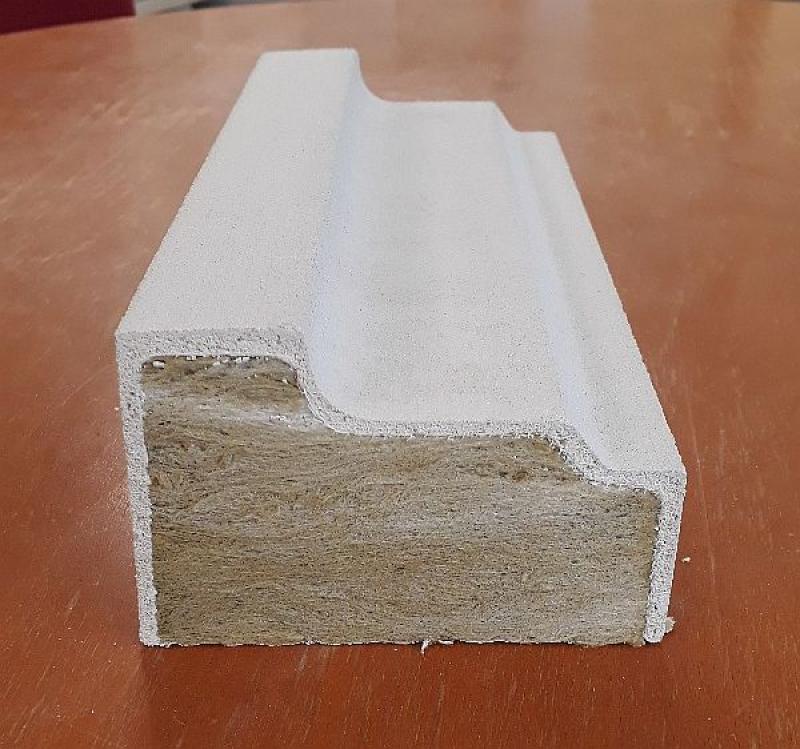 Fenster Gesims Fassadenstuck Profil | Brandschutz Zierleisten Steinwolle Basis 125cm