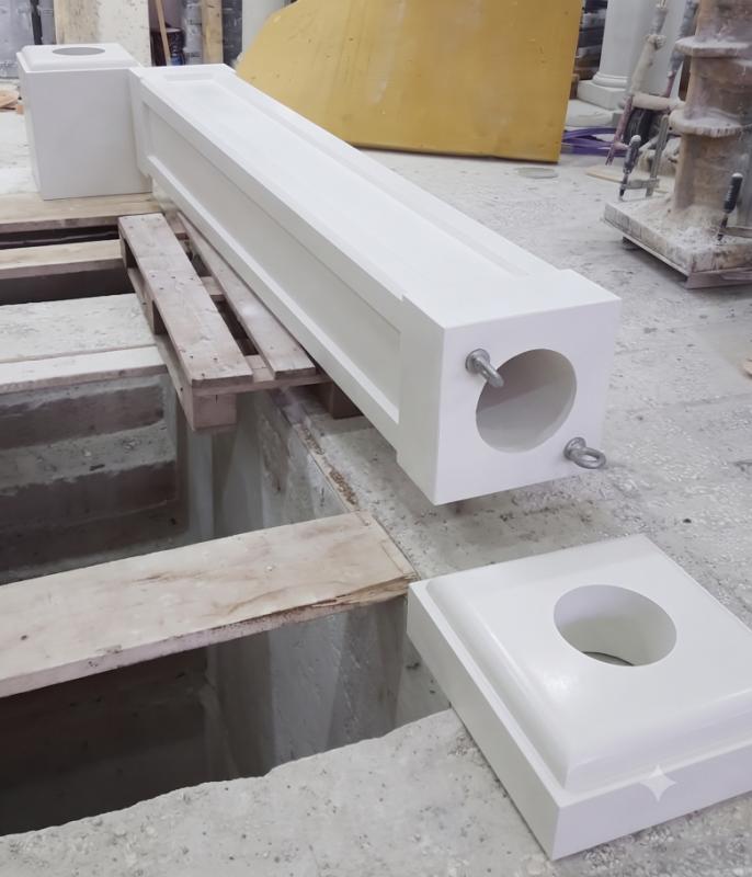 Einzelteile Beton Pfeiler
