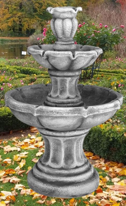 Garten Springbrunnen mit 2 Wasserschalen
