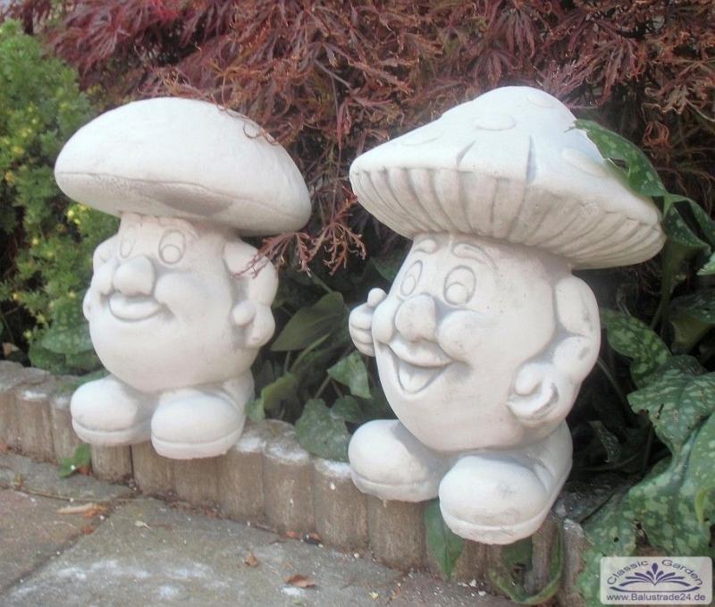 Steinfiguren Pilze