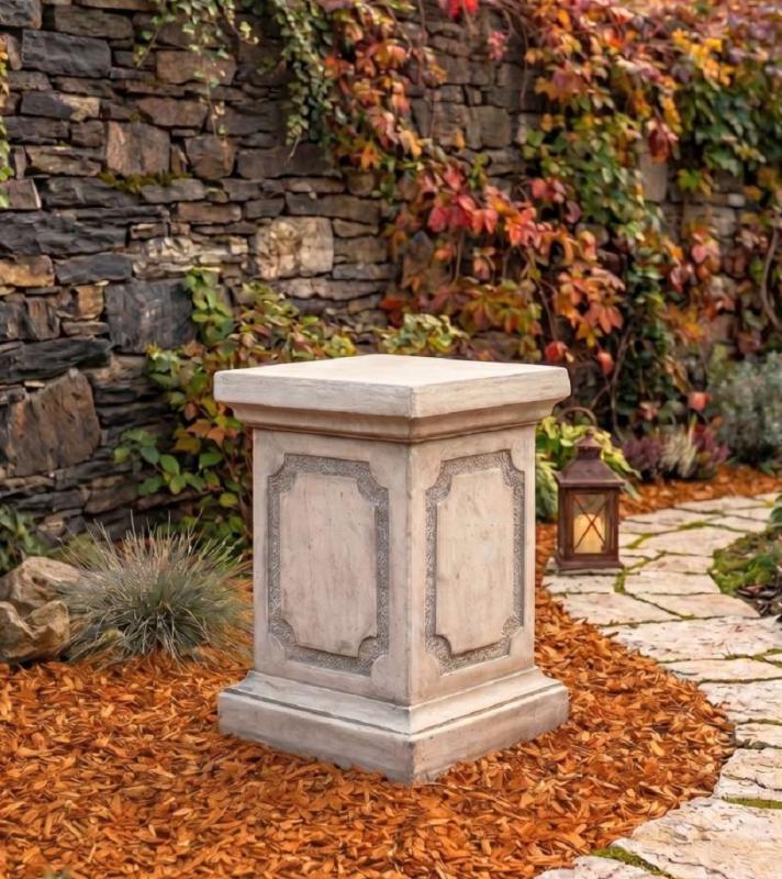Sockel für Gartenfiguren Pflanzgefäße Basissockel Postament Säulen 63cm hoch