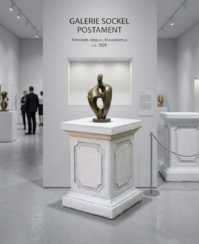 Sockel für Figuren Pflanzgefäß Vasen Amphoren Beton Postament 50cm