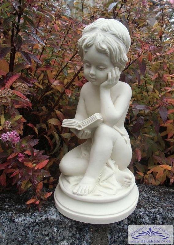 kleine Marmorskulptur aus Kunststein als Schreibtischdeko