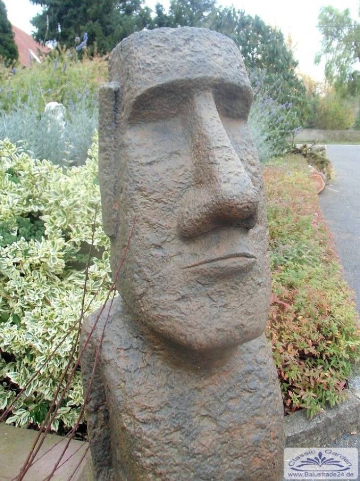 grosse Moai Steinfigur der osterinsel