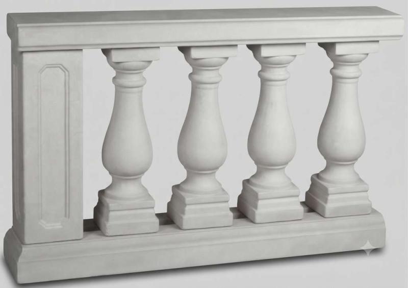 Typ-04 Balustrade Garten Fassadenstuck Dekoration 81cm