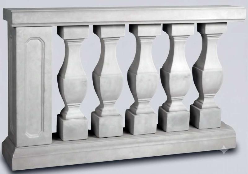 TYP-06 Balustraden Geländer 81cm hoch mit quadratische Balustersäulen