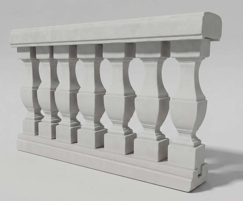 TYP-06 PLUS Balustraden Geländer 90cm quadratische Baluster Säulen 90cm