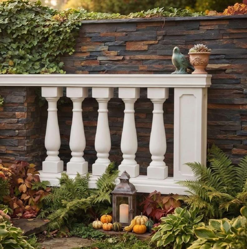 TYP-07 Balustraden Geländer Weißbeton Baluster Säule