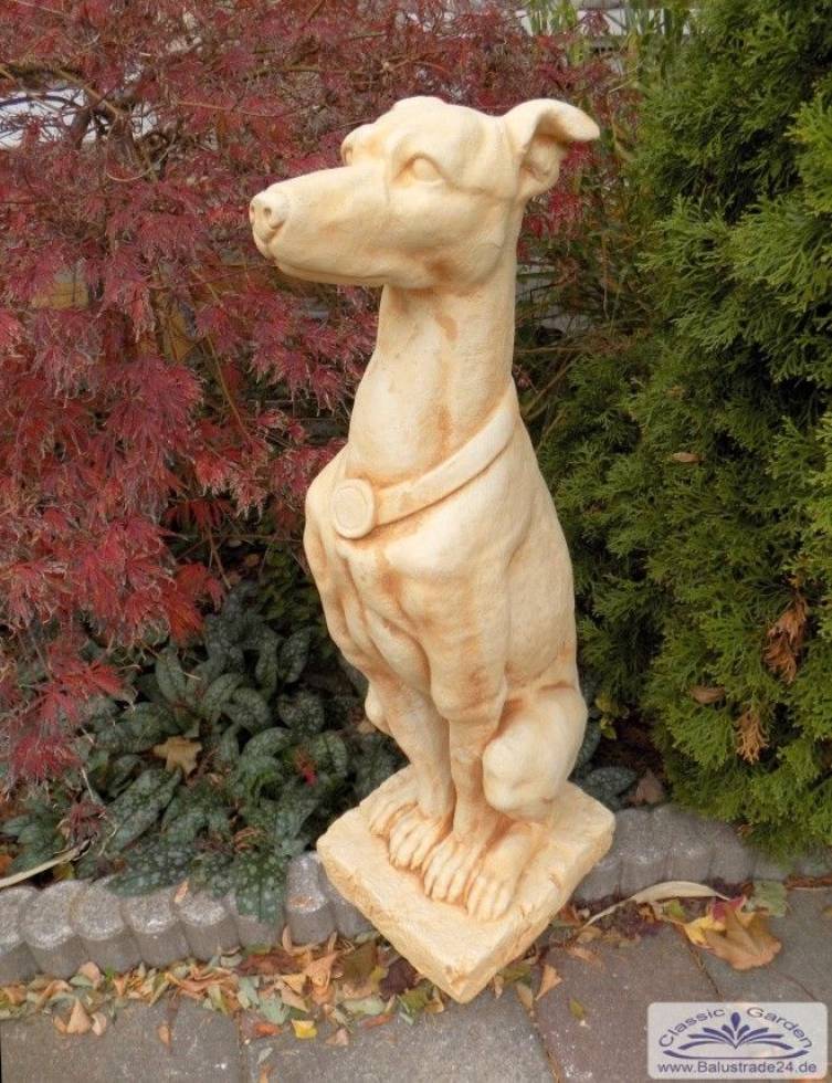 Hunde Tierfiguren aus Beton Kunststein