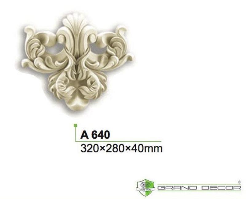 Innenstuck Zierelement aus Polyurethan Hartschaum