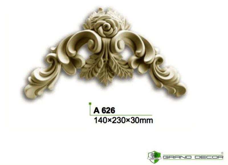 Innenstuck Zierelement aus Polyurethan Hartschaum