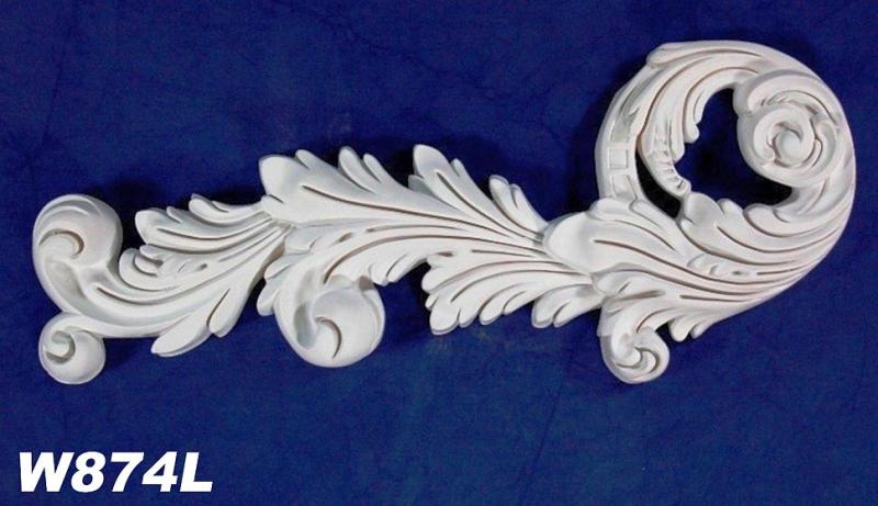 Wand | Decken Zierstuck Elemente Innenstuck Zierelemente 190x450mm