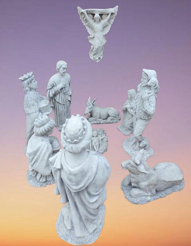 Gartenfiguren Weihnachtsfiguren für Krippe