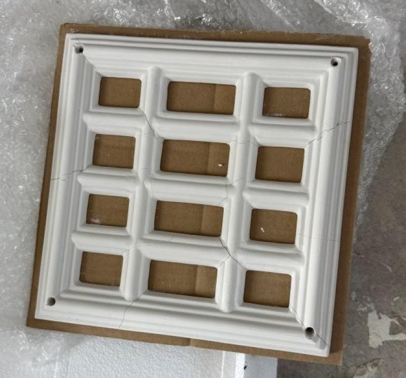 Lüftungsgitter Ziergitter aus Gips