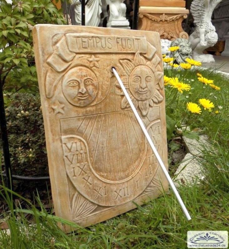 Deko Sonnenuhr Wandplatte